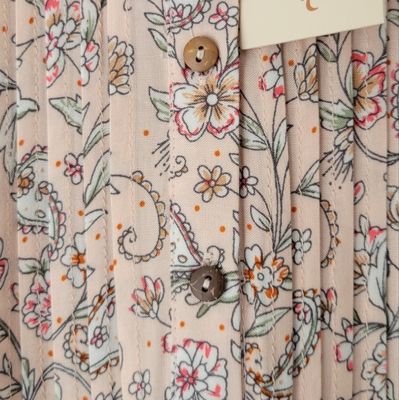 In Loom Women's Pink Floral Dress M - Picture 4 of 8